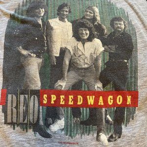 REO Speedwagon Wheels are Tourin 84-85 Vintage T-Shirt